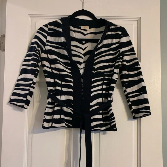 Zebra Print Valentino Cardigan - Picture 6 of 6